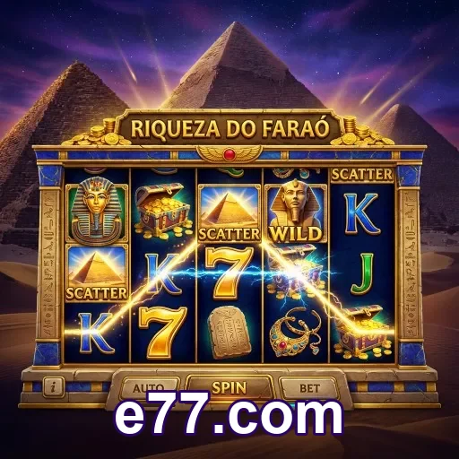 Celular com app oficial e77.com e interface simples