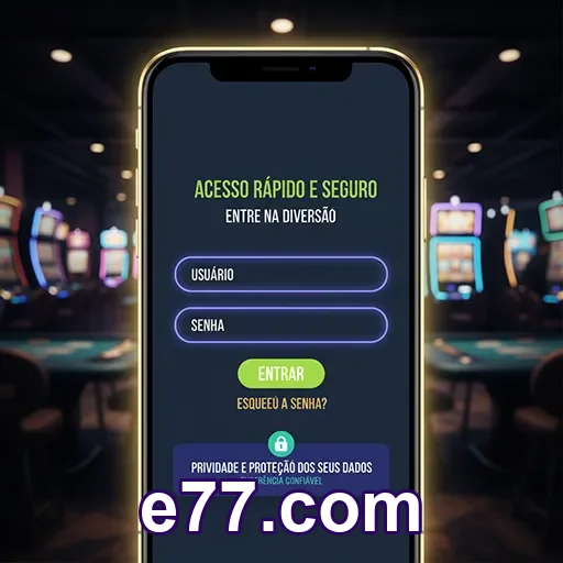 Tela de promoções atuais no mobile da e77.com